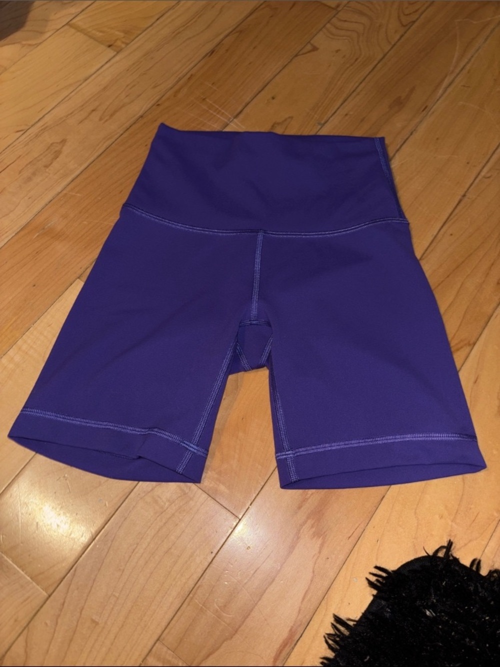 High-Waist Purple Women’s Performance Bike Shorts